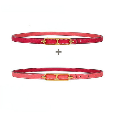 Dvostrani ženski mali kožni remen koristi se za ukrašavanje ljetnih traperica, svestrana verzija studenata je tanka i moderna