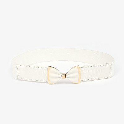 68 cm ženski modni tanki rastezljivi pojas s mašnom za pojas za žene Dodaci za odjeću s brtvom oko struka