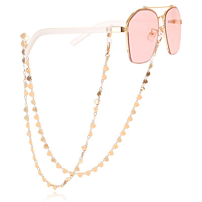 Alloy Star Szív Láncok Szemüvegek Láncok Napszemüvegek Szíjak Maszk Kantár Szemüvegtartó Nyak 2022 Divat Ékszerek Új