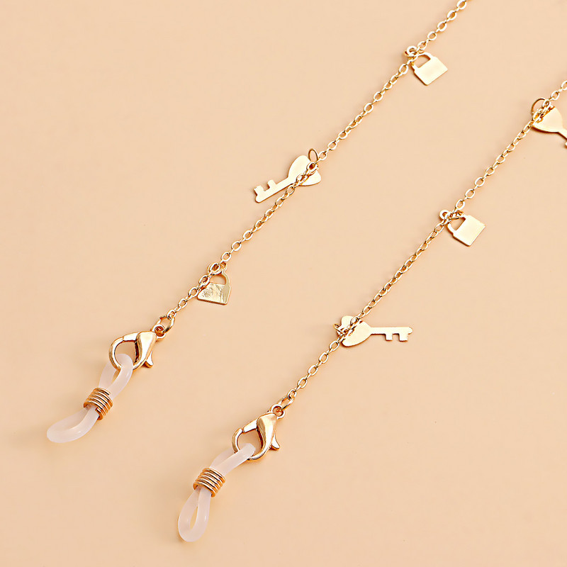 Alloy Star Szív Láncok Szemüvegek Láncok Napszemüvegek Szíjak Maszk Kantár Szemüvegtartó Nyak 2022 Divat Ékszerek Új