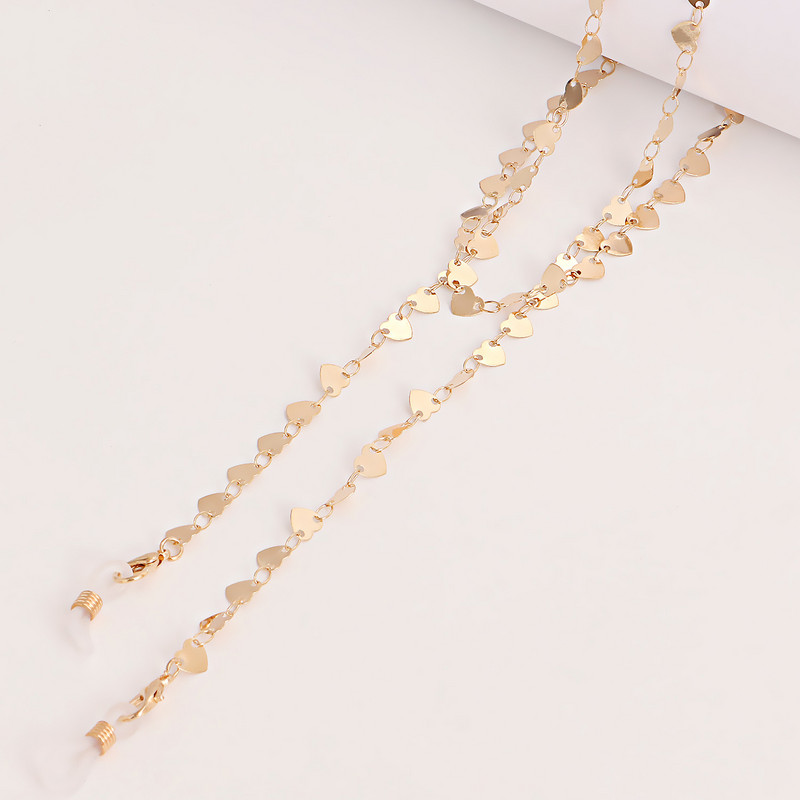 Alloy Star Szív Láncok Szemüvegek Láncok Napszemüvegek Szíjak Maszk Kantár Szemüvegtartó Nyak 2022 Divat Ékszerek Új