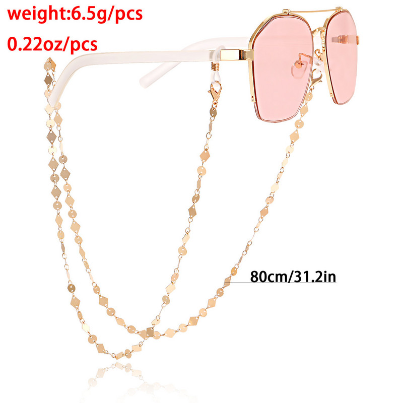 Alloy Star Szív Láncok Szemüvegek Láncok Napszemüvegek Szíjak Maszk Kantár Szemüvegtartó Nyak 2022 Divat Ékszerek Új