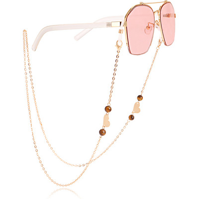 Looduslikust kivist sulamist südamest päikeseprillid prillid kettmaski hoidja kaelapael naistele 2022 moeehted, lihtsad, uued