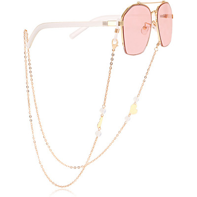 Looduslikust kivist sulamist südamest päikeseprillid prillid kettmaski hoidja kaelapael naistele 2022 moeehted, lihtsad, uued