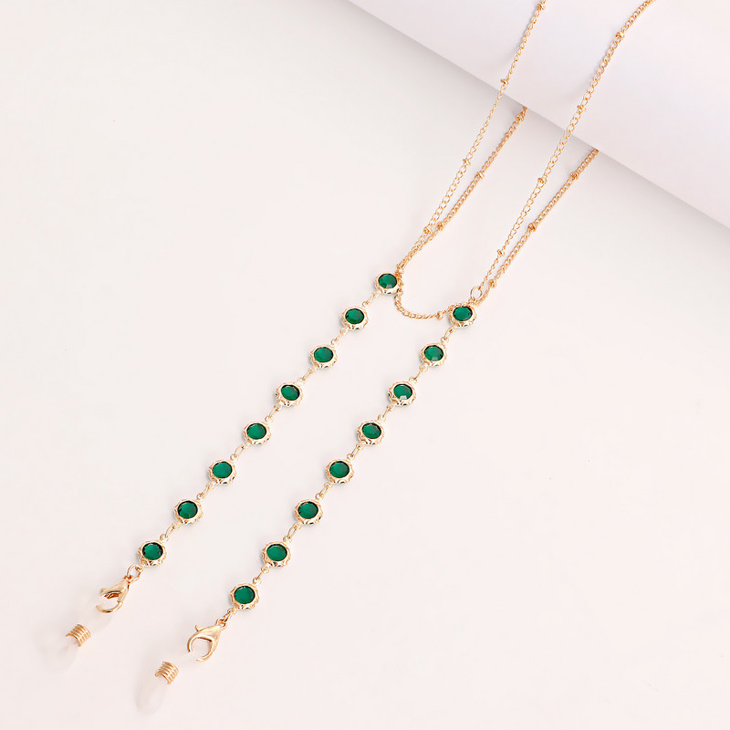 Evil Eye Imitație de perle Ochelari de soare din sticlă Ochelari de vedere Suport pentru mască cu lanț Cureaua de frânghie Măști Colier 2022 Bijuterii de modă