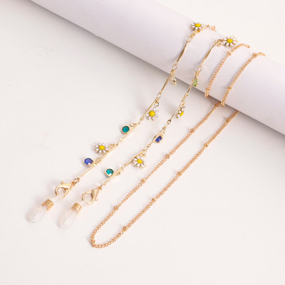 Lanac za naočale u obliku srca u obliku kruga od legure, lančići za žene, držač maske, lančići za naočale, lančić protiv gubitka Modni nakit 2022.