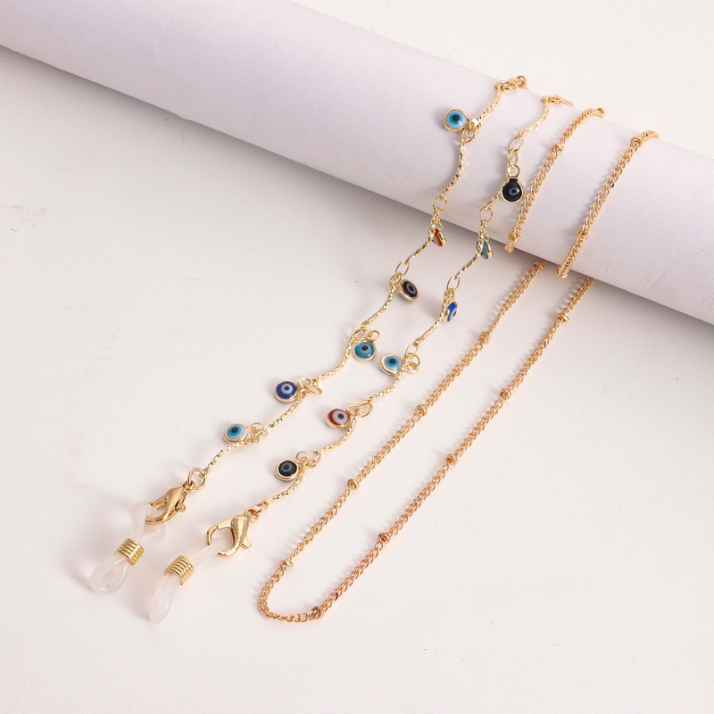 Lanac za naočale u obliku srca u obliku kruga od legure, lančići za žene, držač maske, lančići za naočale, lančić protiv gubitka Modni nakit 2022.