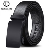 Muški remen, metalni luksuzni brend s automatskom kopčom, visokokvalitetni kožni remeni za muškarce, poslovni posao, ležerni remen ZDP001A