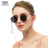 Naistele mõeldud kuldmaski prillekett Ocean Stari ripatsiga Päikeseprillide kett, kaelarihm Trendikas ehtetarvikud