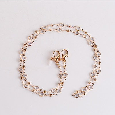 Šareni lančić za sunčane naočale od 74 cm za žene, kristalni privjesak, maska, lančići za naočale, lančići protiv pada, ogrlica, naočale, nakit