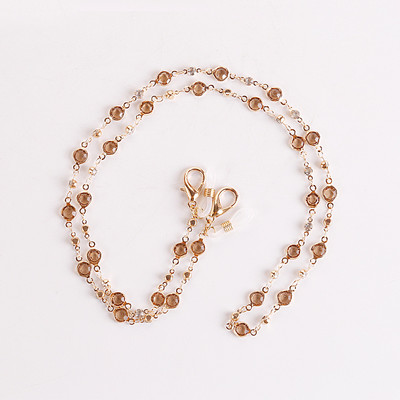 Šareni lančić za sunčane naočale od 74 cm za žene, kristalni privjesak, maska, lančići za naočale, lančići protiv pada, ogrlica, naočale, nakit