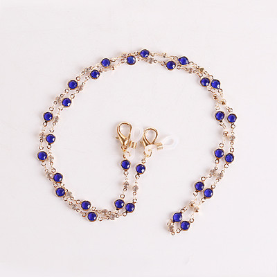 Šareni lančić za sunčane naočale od 74 cm za žene, kristalni privjesak, maska, lančići za naočale, lančići protiv pada, ogrlica, naočale, nakit