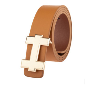 Disainrihmad vabaaja nahast rihm Unisex moevöö jaoks Kuulsa kaubamärgiga H pannal