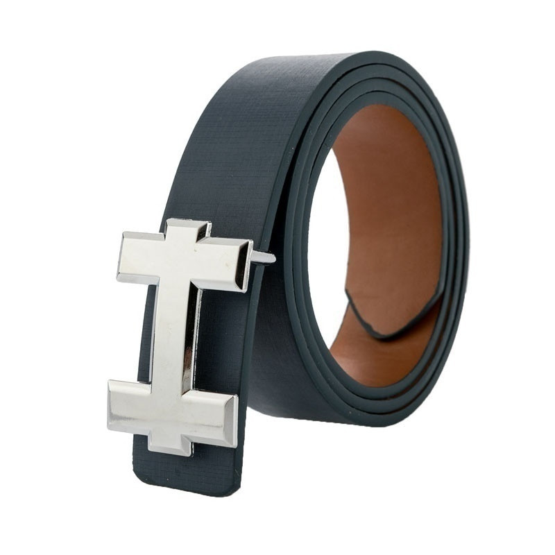 Disainrihmad vabaaja nahast rihm Unisex moevöö jaoks Kuulsa kaubamärgiga H pannal