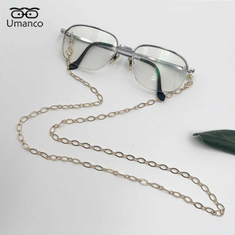 2021. Vogue Zlatni lančići za naočale za žene Šuplje srce Cicle Plum Flower Beauty Mask Sunčane naočale Traka za naočale Poklon zabava