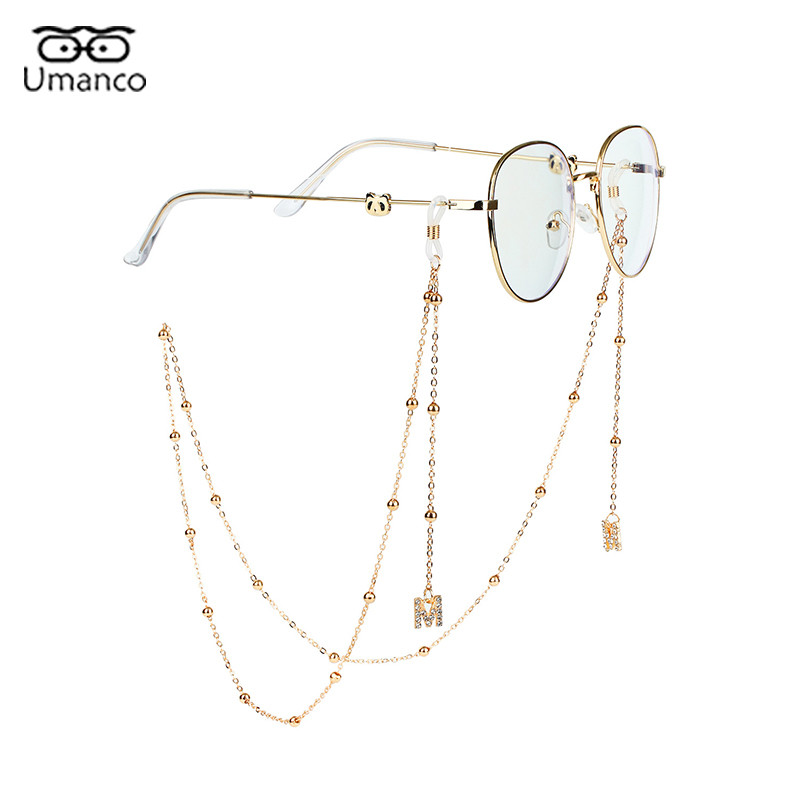 70 cm kuldne prillekett naistele Elegantne Kuu Päikesekirjad Liblik Ripats Pael Libisemisvastane Rippkaelus Prillid Ehted Kingitus