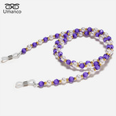 2021. Umanco modni lančić za sunčane naočale za žene Perle imitacija bisera Maska Lanac za naočale Šareni lanci za naočale za čitanje Nakit