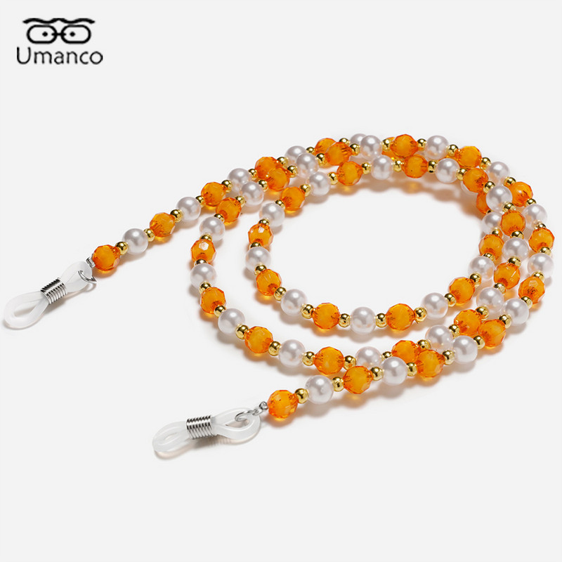 2021. Umanco modni lančić za sunčane naočale za žene Perle imitacija bisera Maska Lanac za naočale Šareni lanci za naočale za čitanje Nakit