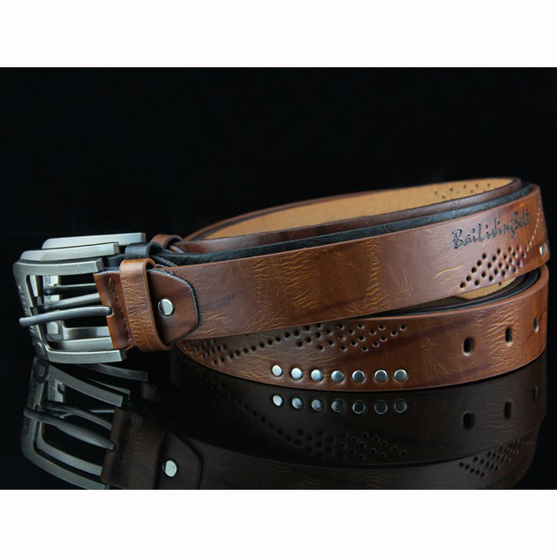 Uus vaba aeg meeste vöö nõel pandla vöö retrostiilis neet rihm püksid mood meeste vöörihm pu nahast vöökoht