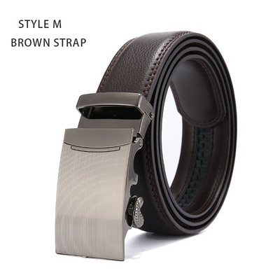 Remen od prave kože s automatskom kopčom Muški remeni od crne kravlje kože za muškarce Poslovna muška dizajnerska automatska kopča Veleprodaja
