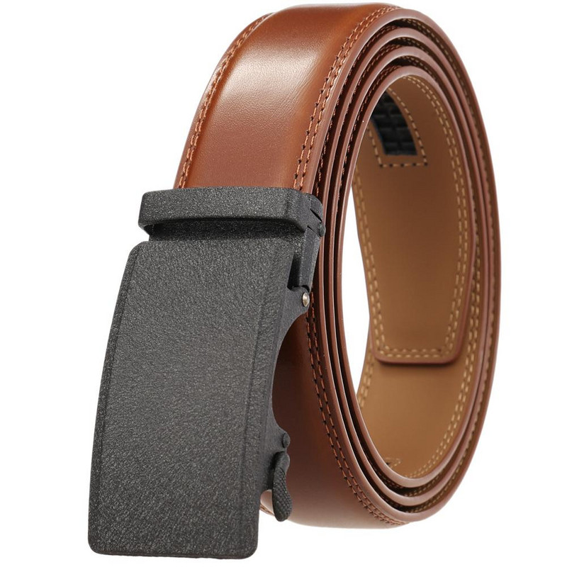 muški kožni remen s automatskom kopčom više boja podesivi Crni remeni od prave kože Goveđa koža za muškarce 3,5 cm širine