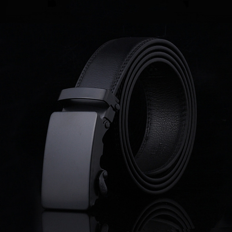 Ανδρική ζώνη χωρίς πόρπες, μεταλλική μάρκα πολυτελείας, αυτόματη αγκράφα, δερμάτινη ζώνη υψηλής ποιότητας για τζιν, ανδρικό παντελόνι, επαγγελματικό casual λουράκι
