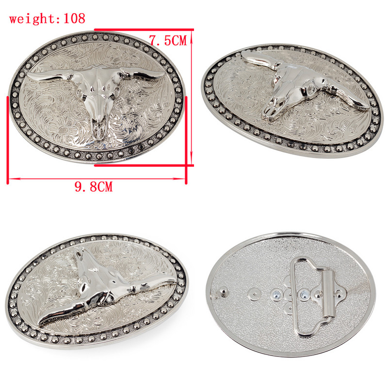 Bijela tauren legura, kopča Pu Leisure Mladi Crni remen Moda za muškarce Kauboj