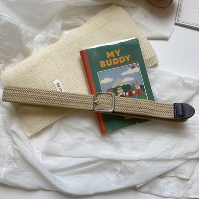 Platneni tkani pojasevi Uniseks modni ležerni luksuzni dizajnerski dodaci za traperice Lovački taktički trendovi Remeni s kopčom za mlade 2022.