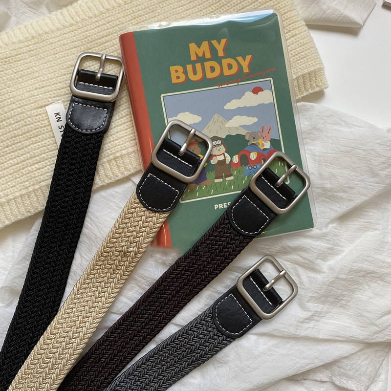 Platneni tkani pojasevi Uniseks modni ležerni luksuzni dizajnerski dodaci za traperice Lovački taktički trendovi Remeni s kopčom za mlade 2022.