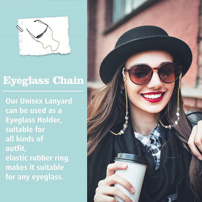2021 Jednostavan ležeran lanac od perli riže lanac maska lanac protuklizni remen za sunčane naočale lanac naočale dodaci