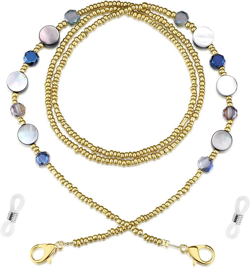 2021 Jednostavan ležeran lanac od perli riže lanac maska lanac protuklizni remen za sunčane naočale lanac naočale dodaci