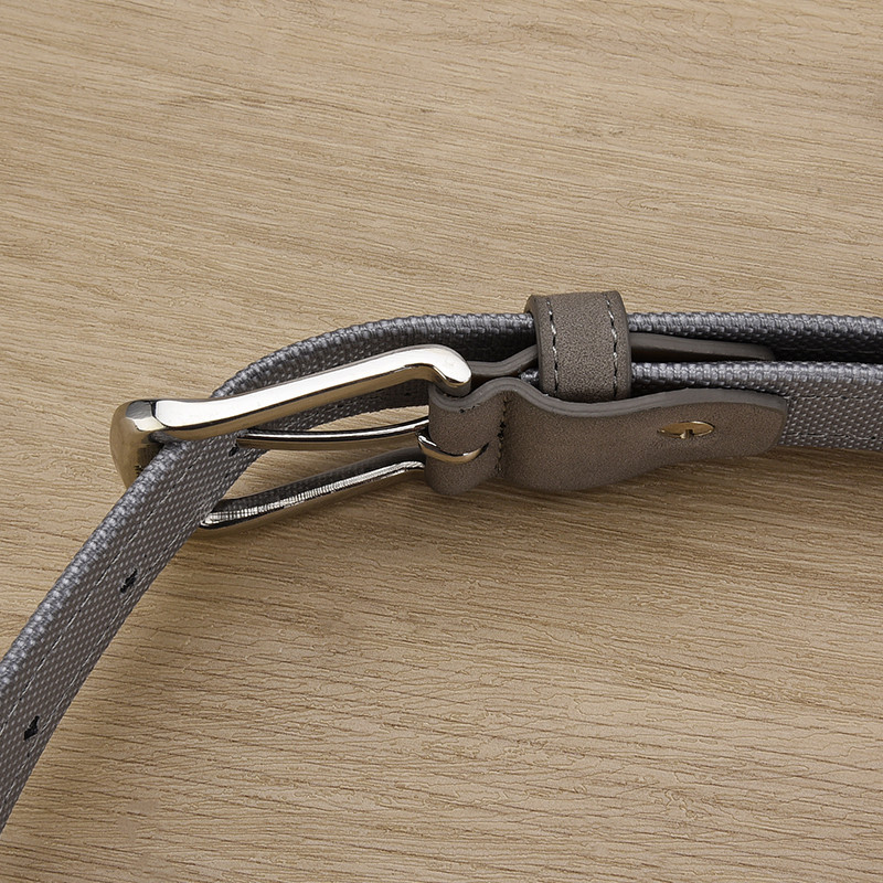 Férfi Oxford Fabric Velúr bőr öv Kiváló minőségű valódi bőr luxus tűs csat férfiaknak 3,5 cm és 3,8 cm szélesség