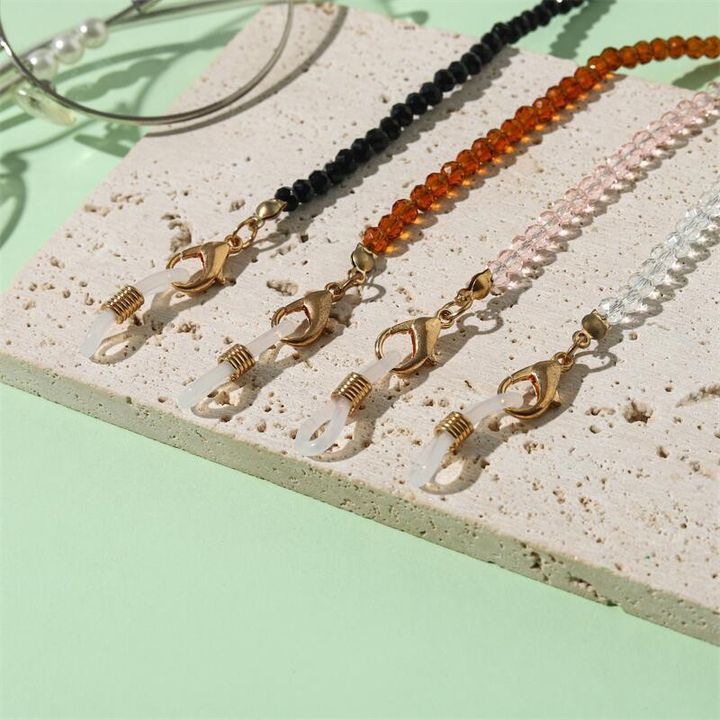 Višebojni lanac s kristalnim naočalama Popularne modne perle lančići za sunčane naočale Traka za naočale