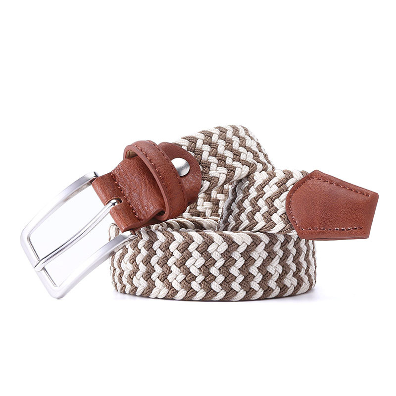 Muški elastični pojas na pruge Ženski rastezljivi pojas za uniseks pleteni pleteni dugi pojas koji se proteže 160 CM pojas Izravna tvornička cijena