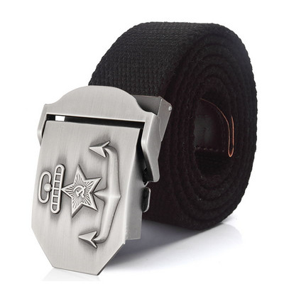 SupSindy platneni remen za muškarce i žene 3D sovjetska mornarica SSSR CCCP metalna kopča remen za traperice vojnički vojnički taktički remeni muški remen