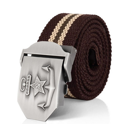 SupSindy platneni remen za muškarce i žene 3D sovjetska mornarica SSSR CCCP metalna kopča remen za traperice vojnički vojnički taktički remeni muški remen