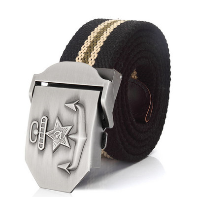 SupSindy platneni remen za muškarce i žene 3D sovjetska mornarica SSSR CCCP metalna kopča remen za traperice vojnički vojnički taktički remeni muški remen