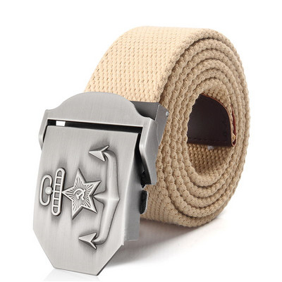 SupSindy platneni remen za muškarce i žene 3D sovjetska mornarica SSSR CCCP metalna kopča remen za traperice vojnički vojnički taktički remeni muški remen