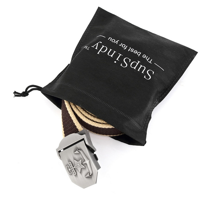 SupSindy platneni remen za muškarce i žene 3D sovjetska mornarica SSSR CCCP metalna kopča remen za traperice vojnički vojnički taktički remeni muški remen