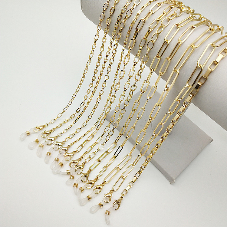 Ženske naočale Lanac Maska za lice Lanac Ogrlica Remen Neklizajući držač naočala Kabel za vrat Traka za sunčane naočale Lanac Dodaci Nakit