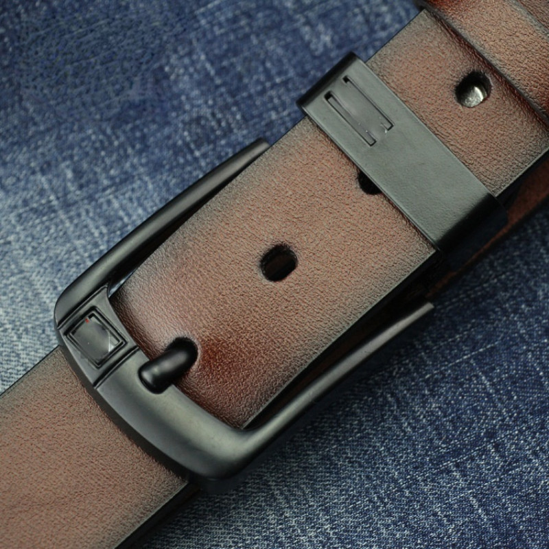 Korea 90ndate kvaliteetne nahast rihmalukk Luksuslik disainer brändi mees Cowskin mood rihm meeste teksad meeste vöö kauboi meestele