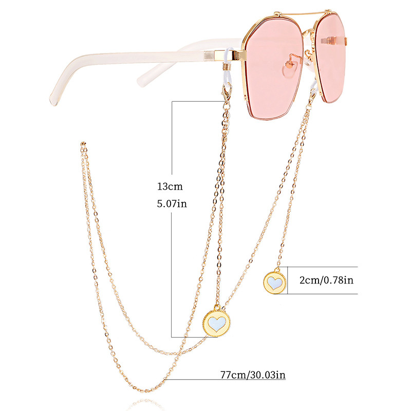 Metalni lančić za naočale Žene Muškarci Vrpca za naočale Držač vrpce za sunčane naočale Naočale Uzica za oko oko vrata Uže Lanac za naočale
