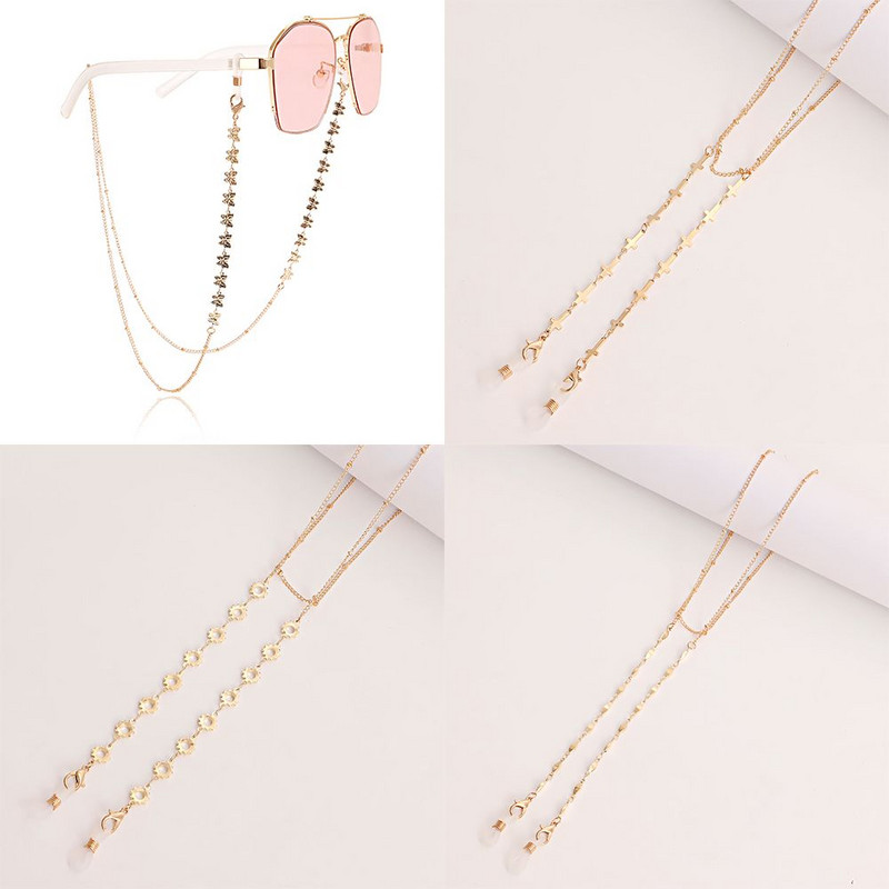 Držač Zlatno lišće Leptir Metalni lančići za naočale Naočale za čitanje Traka za sunčane naočale Držač za naočale Dodaci