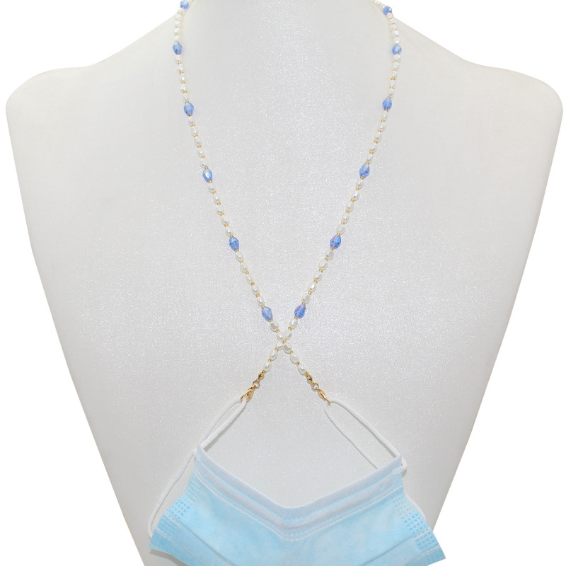 Korejski modni lančić za naočale od akrilnih bisera, elegantna imitacija perli, trendi ženske sunčane naočale, dodatak, ogrlica, maska, uže za vješanje