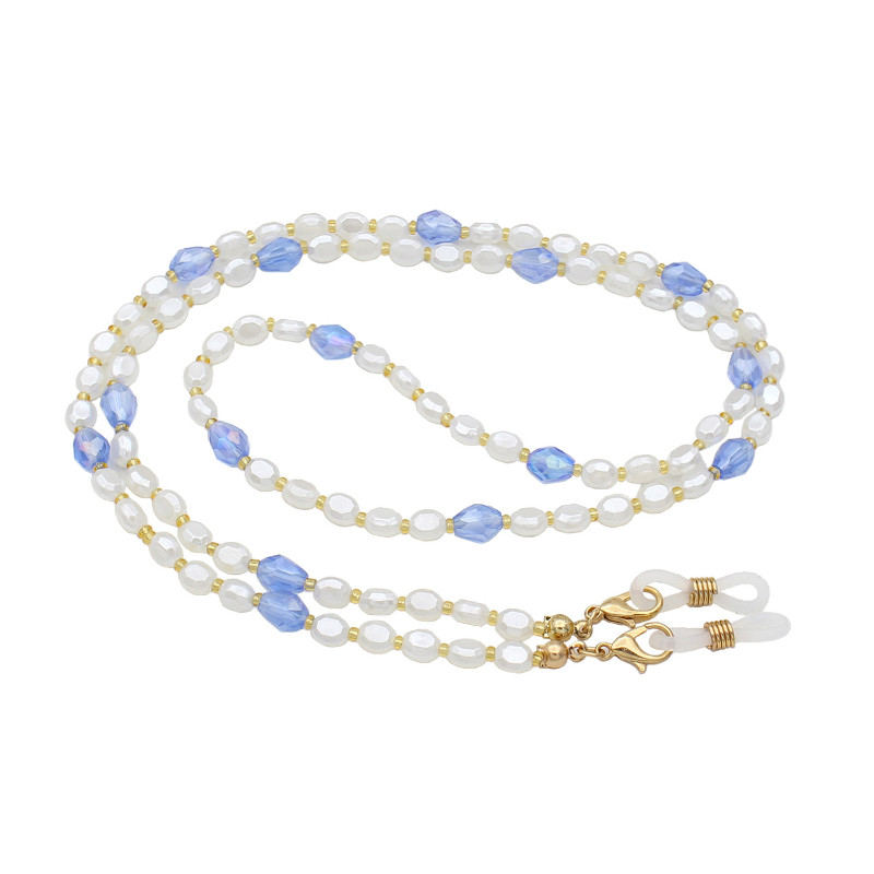 Korejski modni lančić za naočale od akrilnih bisera, elegantna imitacija perli, trendi ženske sunčane naočale, dodatak, ogrlica, maska, uže za vješanje