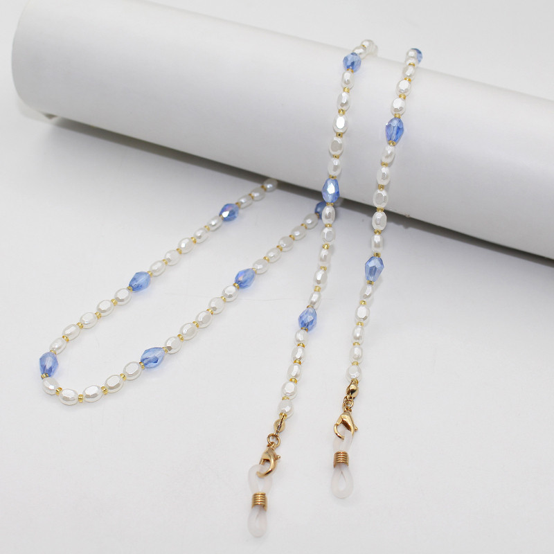 Korejski modni lančić za naočale od akrilnih bisera, elegantna imitacija perli, trendi ženske sunčane naočale, dodatak, ogrlica, maska, uže za vješanje