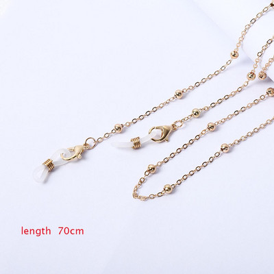 Lanac za naočale Bijela plastična perla Biserno srce Šarm Držač naočala Remen za držač naočala Ženska ogrlica Poklon