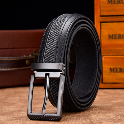 Cureaua din piele Curea pentru bărbați din pânză mixtă, din piele naturală de înaltă calitate, cu cataramă de lux, curele pentru bărbați, timp liber, modă nouă