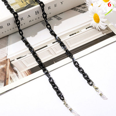 Ochelari acrilici Lanțuri pentru măști de față Lanț pentru șnur la gât Ochelari Suport pentru cordon anti-pierdere Ochelari de soare Frânghie Mască pentru agățat coliere