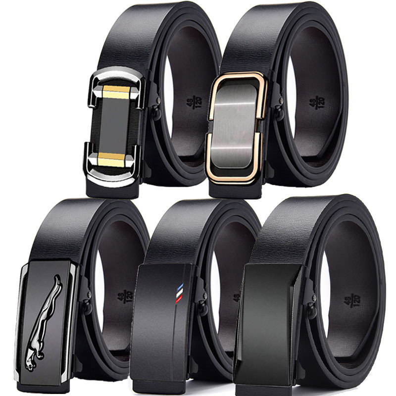 2022. Marka Luksuzni dizajn Remen od prave kože Muški kravlji dizajnerski remeni Modni automatski kopči Trake oko struka Remeni 110 120 130 cm